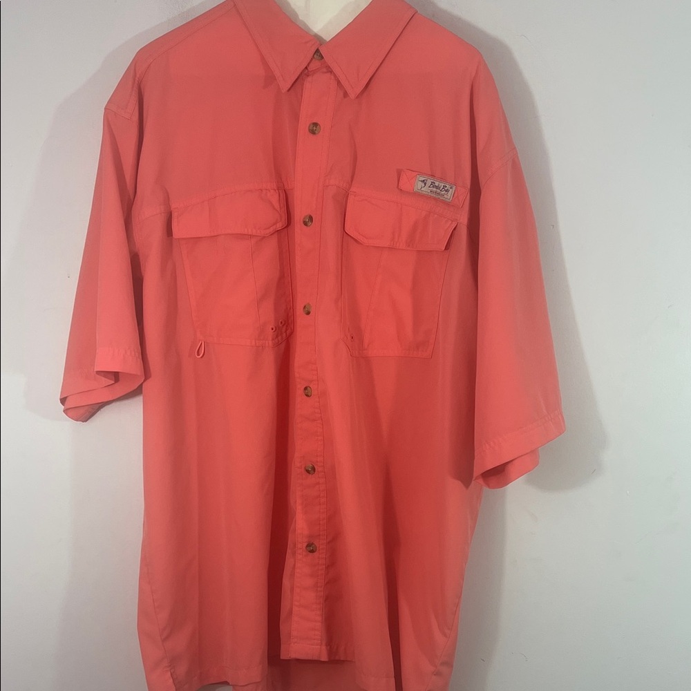 Bimini Bay Coral Fishing Shirt Men’s 2XL